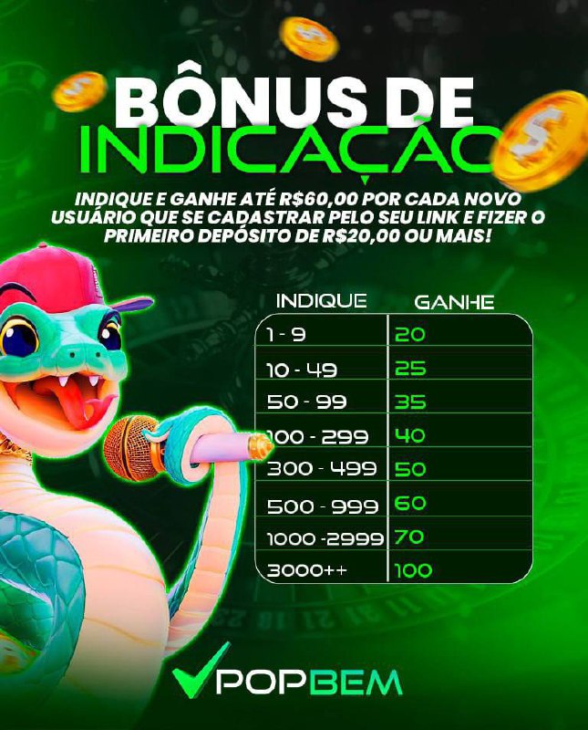 BÔNUS DE INDICACAO
